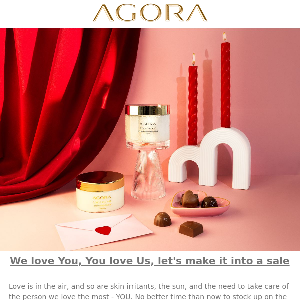 Be our Valentine? And Enjoy 45% off