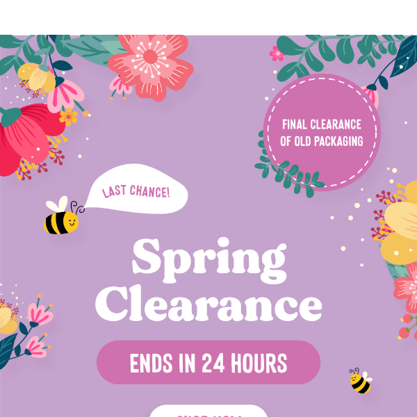 The End of the Spring Clearance!