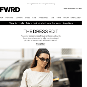 The Dress Edit: Kendall’s Favorite Picks