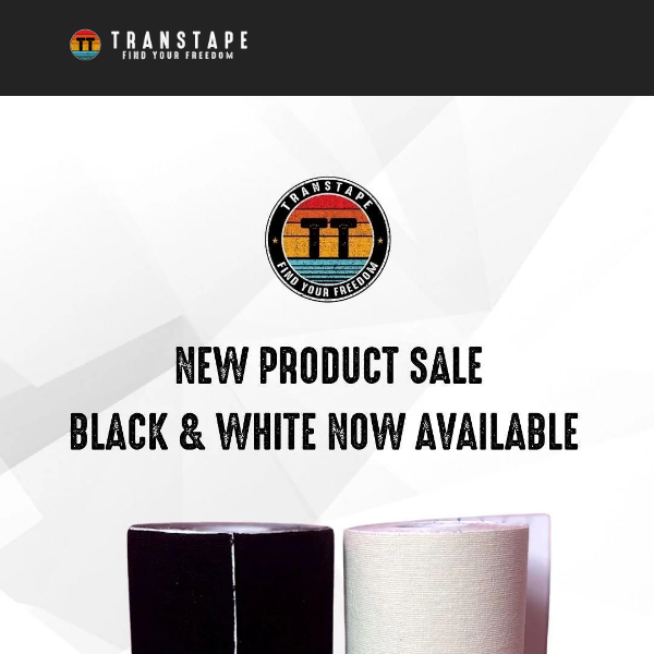NEW Black & White TransTape 20% OFF Sale ⬛️ 😍 ⬜️