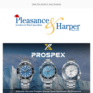 Discover the new Seiko Prospex Glacier 🎁