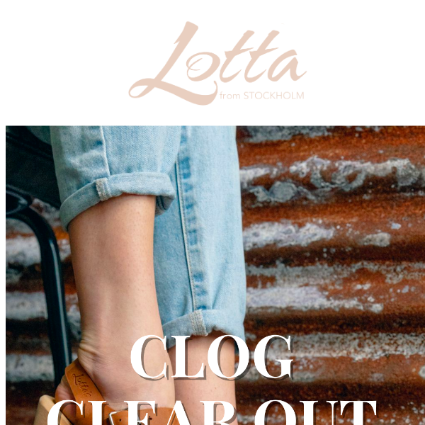 30% off selected clogs | Clog Clear Out 🌼