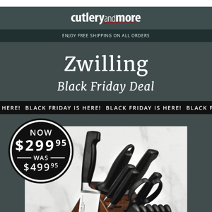 Black Friday Deal: $200 Off This Zwilling Block Set
