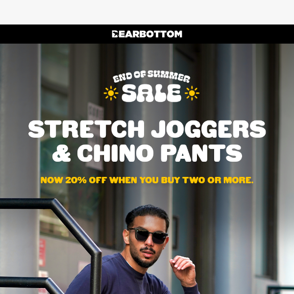 Stretch Joggers or Chinos?