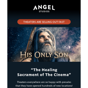 His Only Son In Theaters NOW + BOGO Free ends today!
