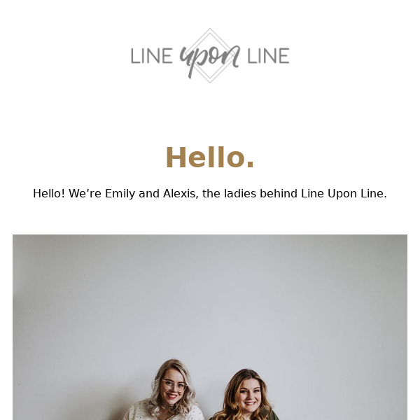 Get to Know Us! Meet the Team at Line Upon Line