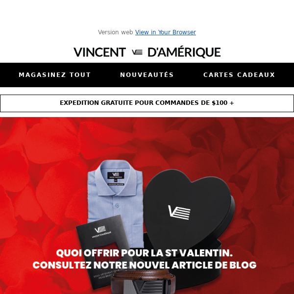 BLOG: Quoi offrir pour la St Valentin 🎁 ♥️