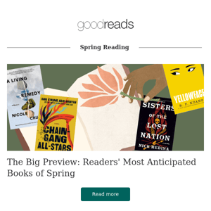 The Newsletter: It's the Big Spring Books Preview!