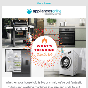 Trending Now! Popular Appliances for Your Home and Backyard