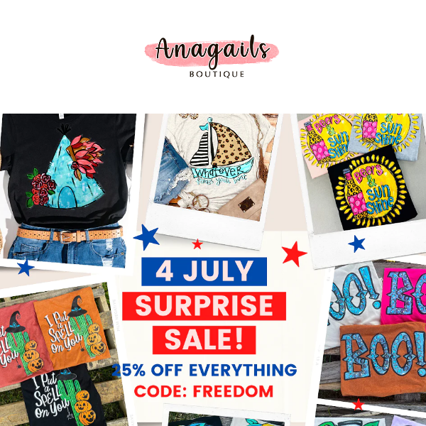 🎆🇺🇸 Celebrate July 4th! Enjoy 25% OFF Site-wide 🛍️