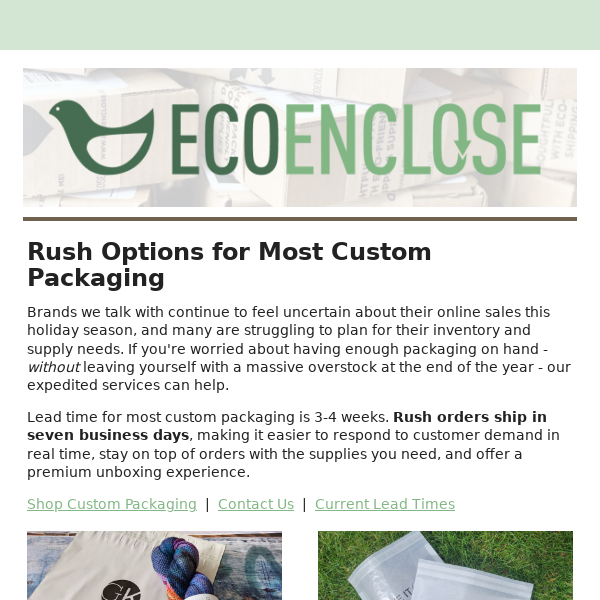 Get Custom Packaging Fast with Rush Options