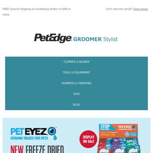 New PET EYEZ Vitamin Treats + Sale