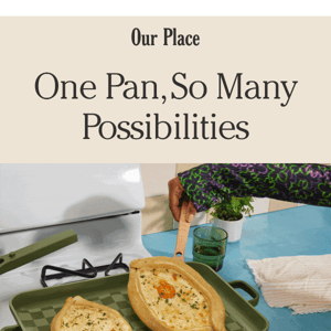 Make delicious dishes with one pan!