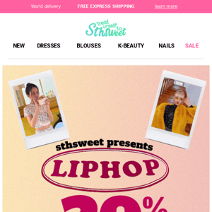 get crazy! LIPHOP is 20% off
