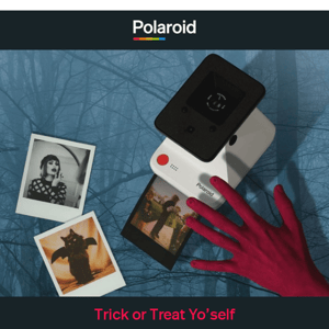 Grab the Polaroid Lab Starter Set this Halloween! 🎃👻🖤