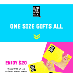 One size gifts all 💳
