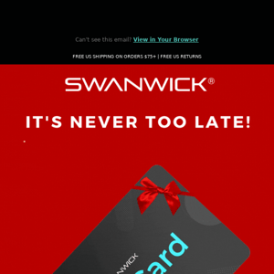 Never too late! 🎄 Special e-Gift cards 🎁