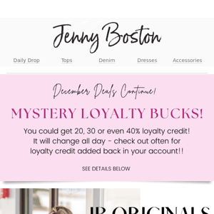 Mystery Loyalty Bucks Today!