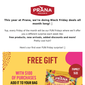 Discover our first ever FUN FRIDAY promo!! 🎁