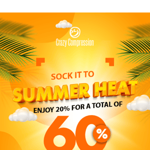 Heatwave Relief: 60% Off Compression Socks! ☀️