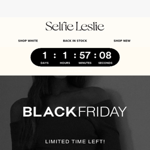 BLACK FRIDAY | IT'S ALMOST OVER ⏰