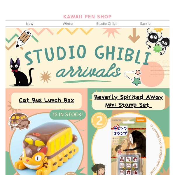 【NEW IN✨】🌱 Studio Ghibli Arrivals 🌱