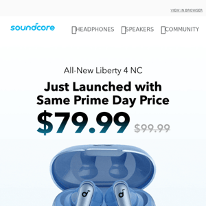 All-New Liberty 4 NC Has Launched! Get the Same Prime Day Price Now