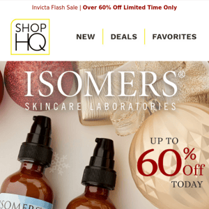 Black Friday Savings! ISOMERS Up to 60% Off