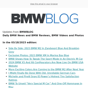 Posts from BMWBLOG for 03/18/2023