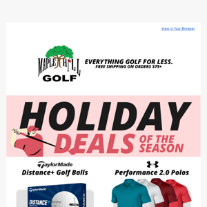 Santa's Picks! 🎅 Hot deals and stocking stuffers for the golfer