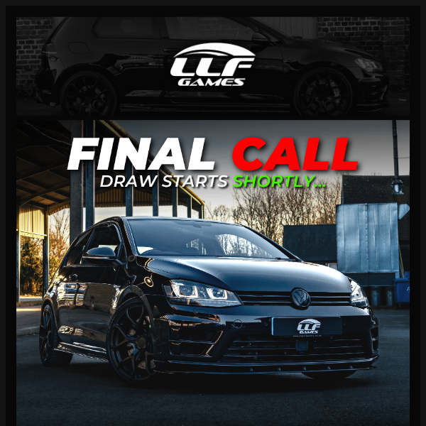 INSANE ODDS TONIGHT! 😱 Win the Ultimate 550bhp Golf R at 10pm for Just 39p