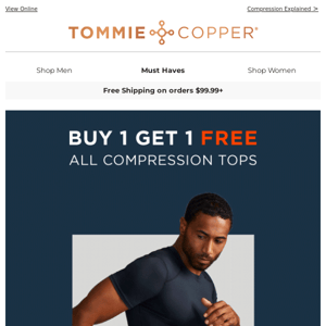 BOGO Compression Tops | 25% OFF Infrared Light Therapy