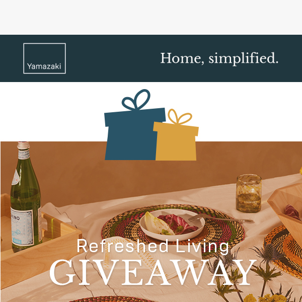 🎁 Refreshed Living Giveaway