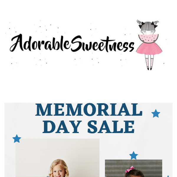 Memorial Day Sale is HERE! ❤️