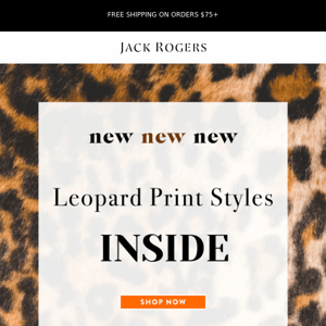 New Leopard Print Arrivals 🐆