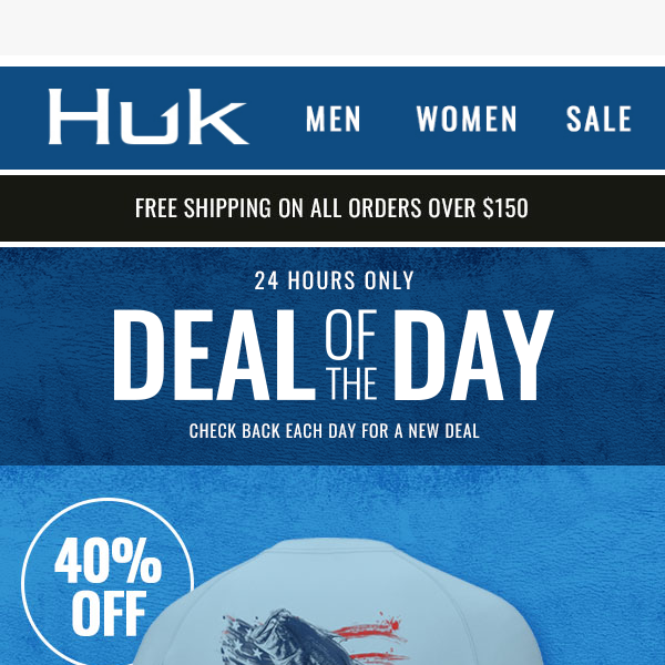 Huk Performance Fishing - Latest Emails, Sales & Deals