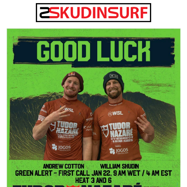 WATCH WILL SKUDIN LIVE! Nazaré Big Wave Challenge 