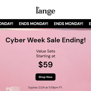 VIP: Cyber Week Sale Ends Tomorrow!