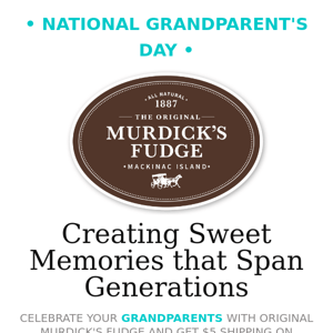 Get $5 Shipping For National Grandparent's Day 😍