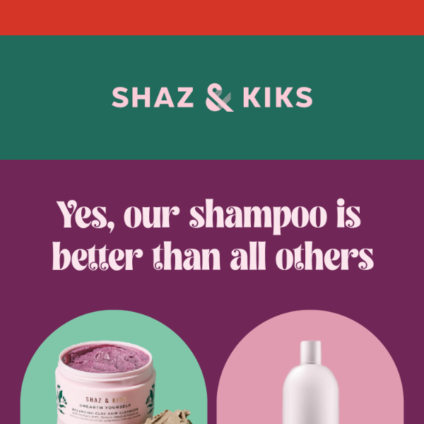 🚿 Our shampoo vs. others