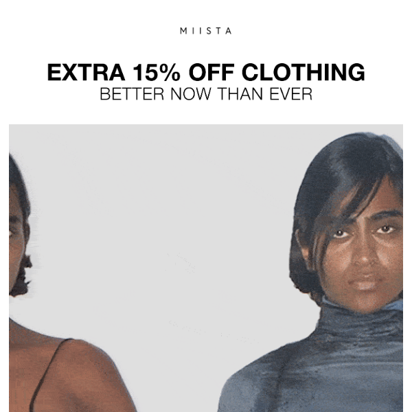 Sale | Extra 15% of Clothing