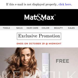 FREE | THE must-have Texturizing Spray!