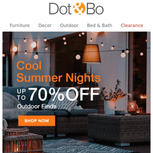 Chill out with savings for Summer nights