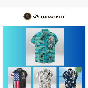🔥 Make a Bold Statement with a Unique Custom Aloha Shirt with Your Pet's Face🔥