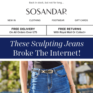 These Sculpting Jeans Broke The Internet!