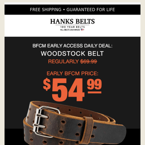 Silver Roller Buckle - 1.25 - Hanks Belts