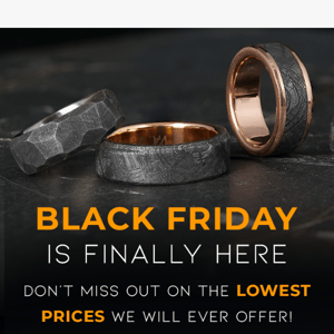 Black Friday Deals Are Here