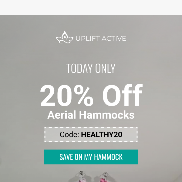 📣Flash Sale 📣 20% off aerial hammocks 🙃