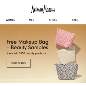 Free beauty gifts (get yours now!)