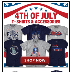 Psst!...NEW 4th of July Tees JUST ADDED!